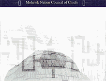 Tablet Screenshot of mohawknation.org